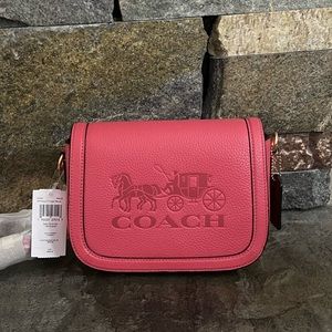NWT COACH Saddle Bag with Horse and Carriage